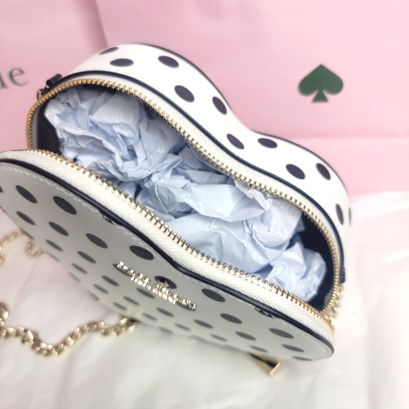 Kate spade mini heart crossbody Dot dot dot - Picture 14 of 16